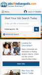 Mobile Screenshot of jobsinindianapolis.com